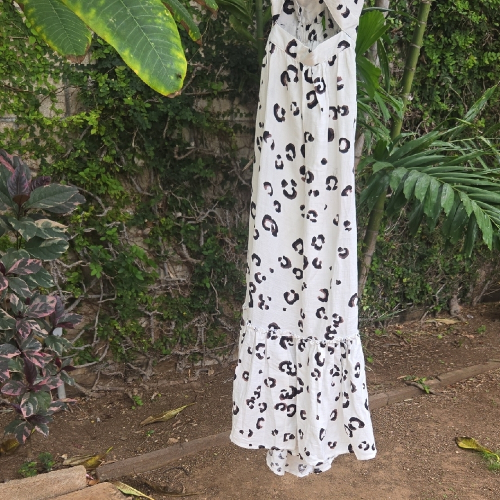 Dolce Vita Roxy Leopard-Print Cutout Dress - Picture 2 of 10
